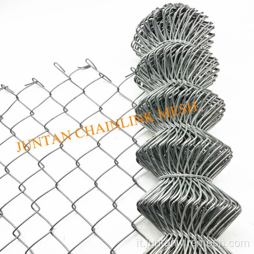 Recinzione a rete a catena zincata a catena calda